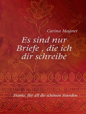 cover image of Es sind nur Briefe, die ich dir schreibe
